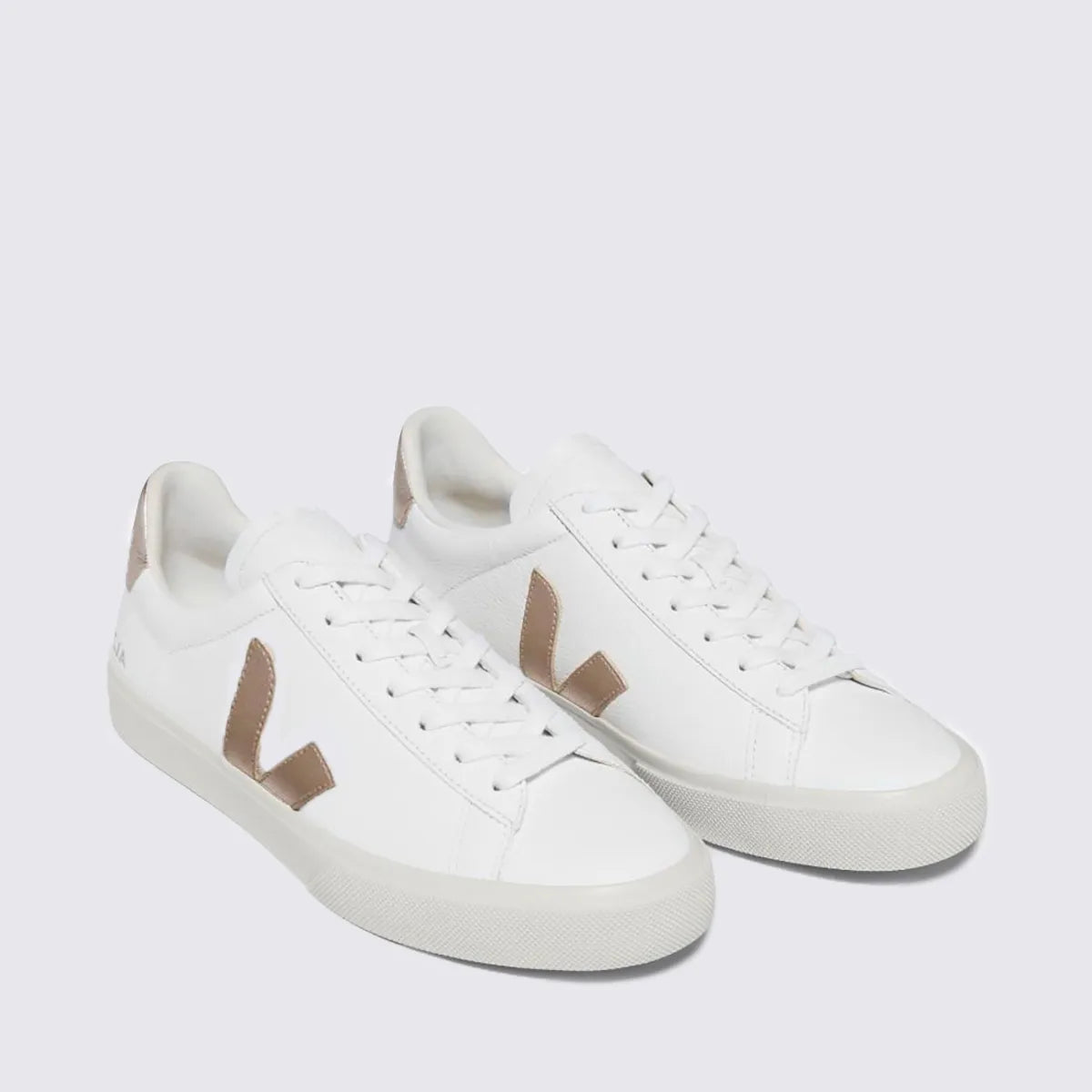 Tênis Veja Campo Chromefree Leather White Platine