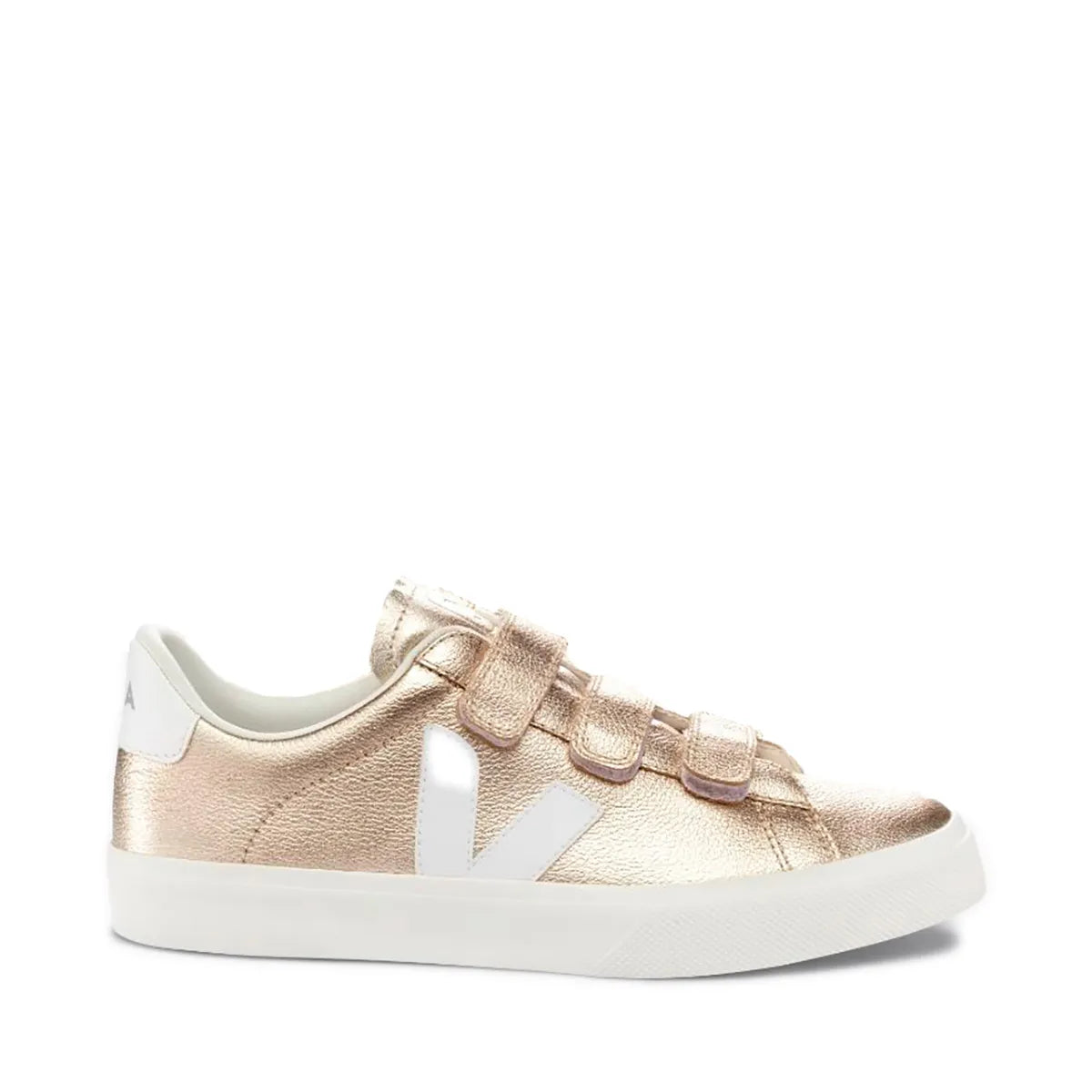 Tênis Veja Recife Logo Chromefree Platine White